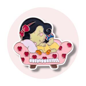 Snow White Disney Fantasy Pin: Chibi Princess Sleeping